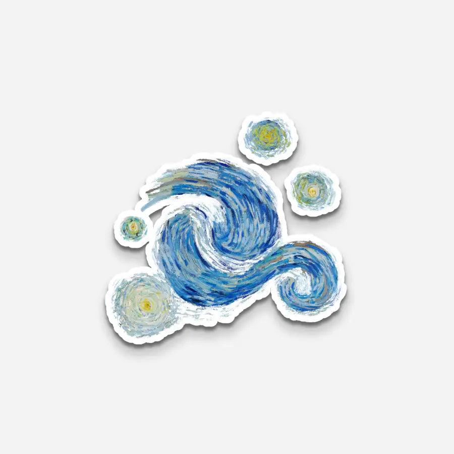 Starry Night Sky 2 Sticker - Sticker | My Turtle