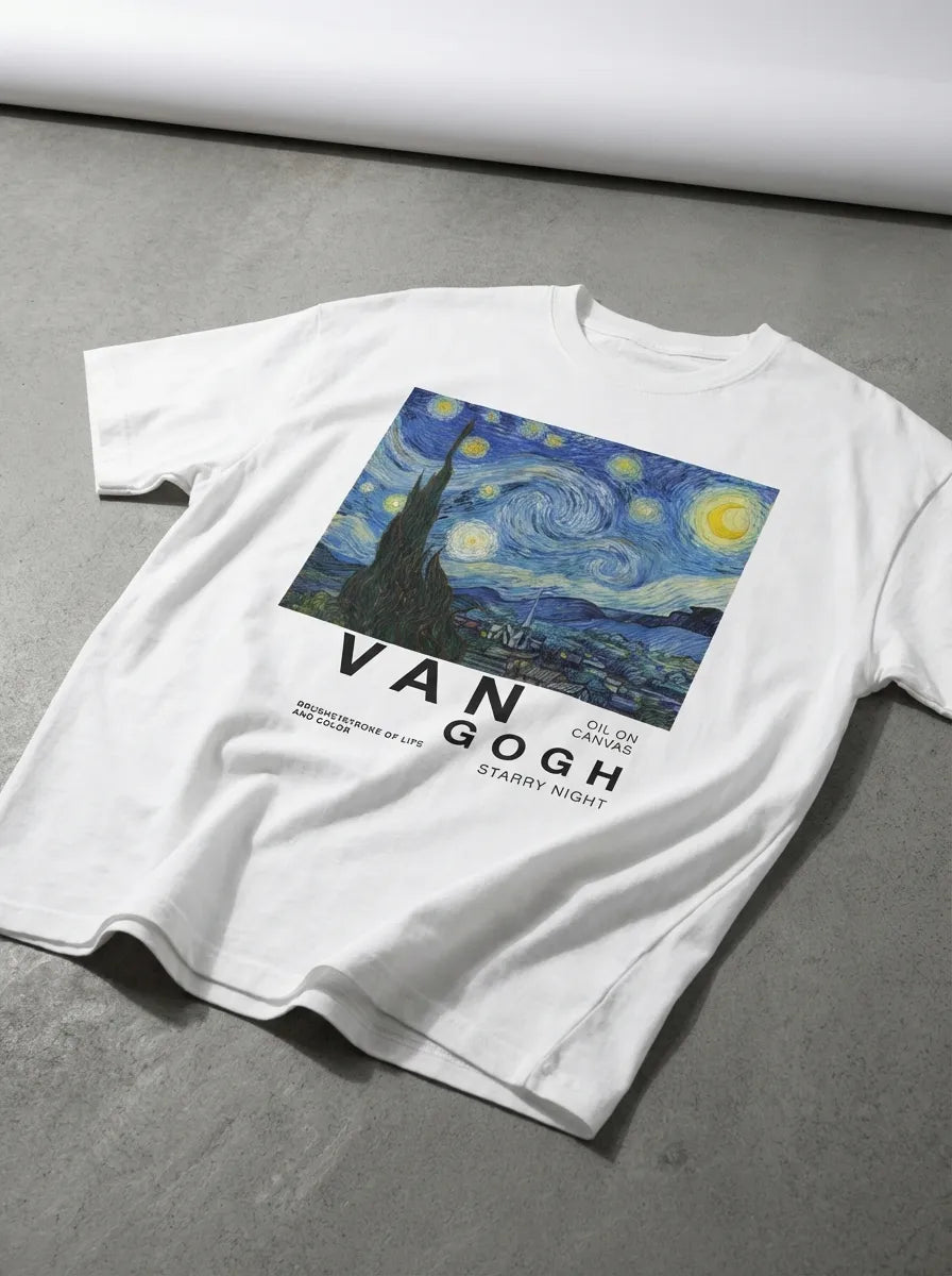 Starry Night T-Shirt - Oversized T-Shirt | My Turtle