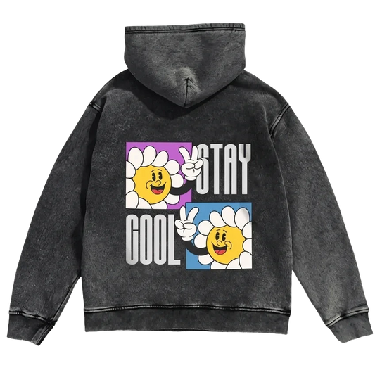 Stay Cool Hoodie - Washed Hoodie | My Turtle