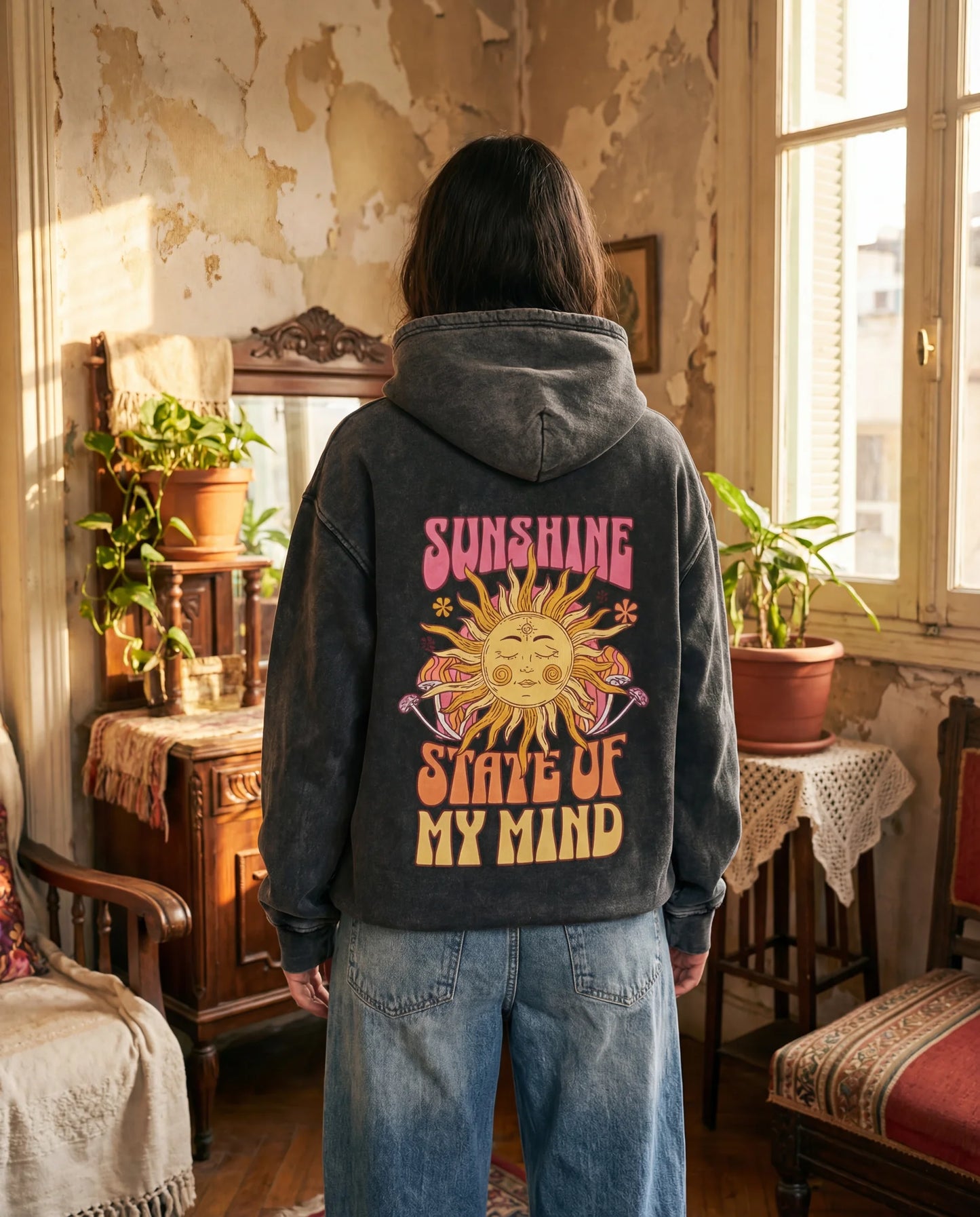 Sunshine State Hoodie - Washed Hoodie | My Turtle