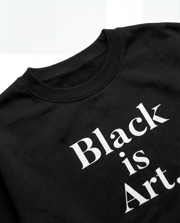 Art is Black Crewneck - Sweatshirt | My Turtle