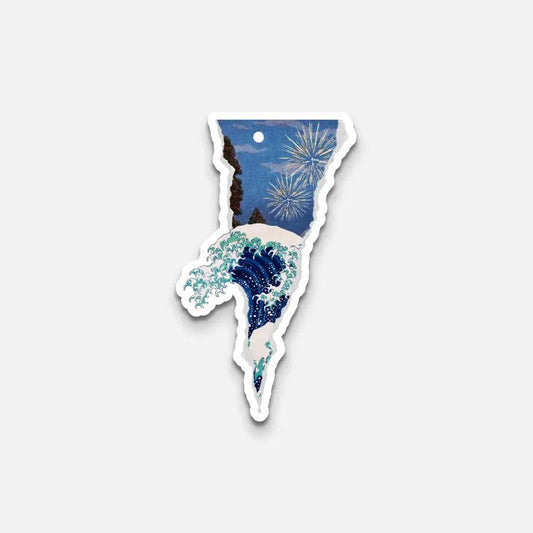 The Great Wave 3 Sticker - Sticker | My Turtle