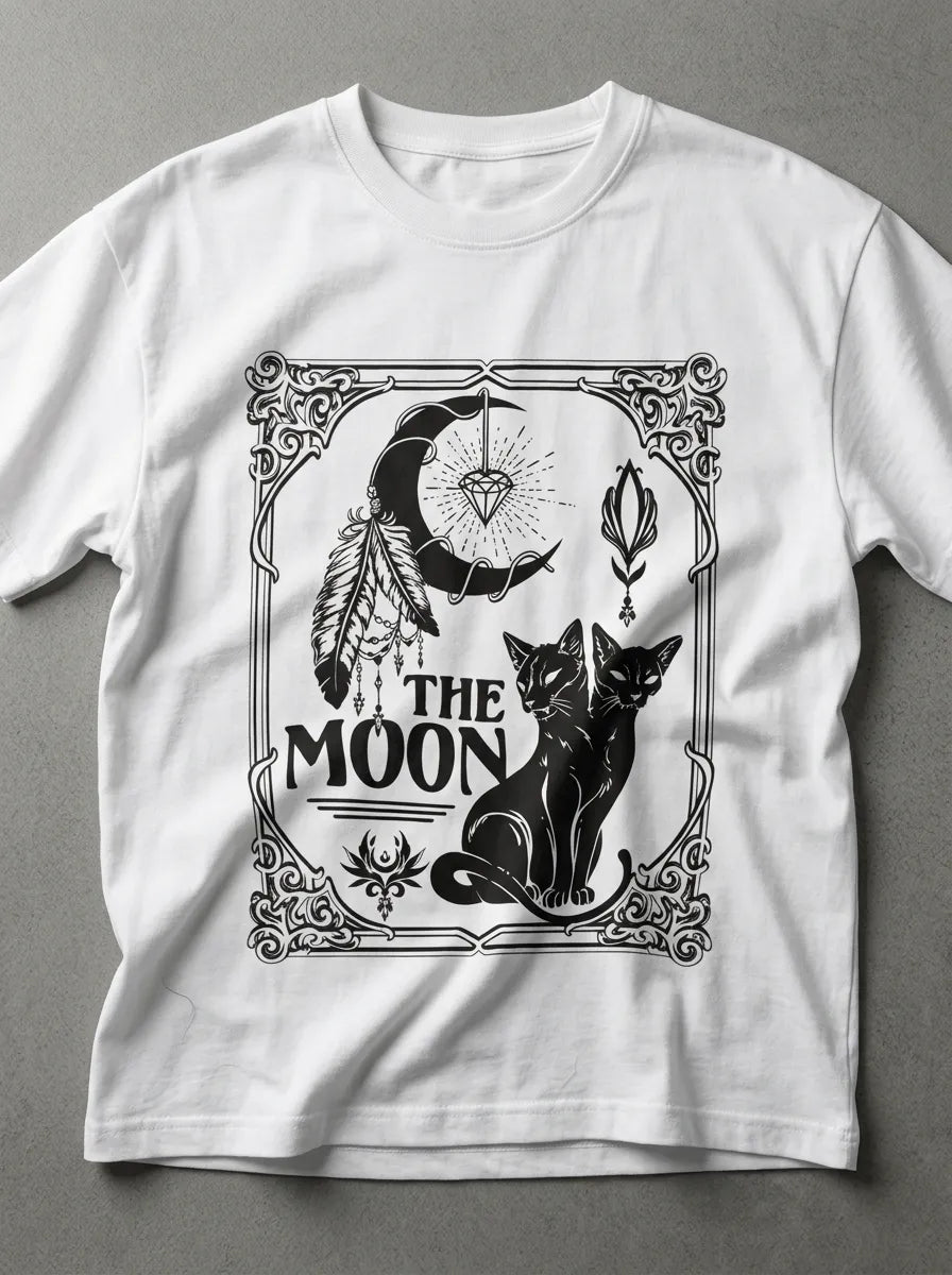 The Moon T-Shirt - Oversized T-Shirt | My Turtle