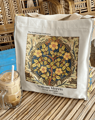 The Smithsonian Institution William Morris- Tote Bag - Artsy Tote Bag | My Turtle