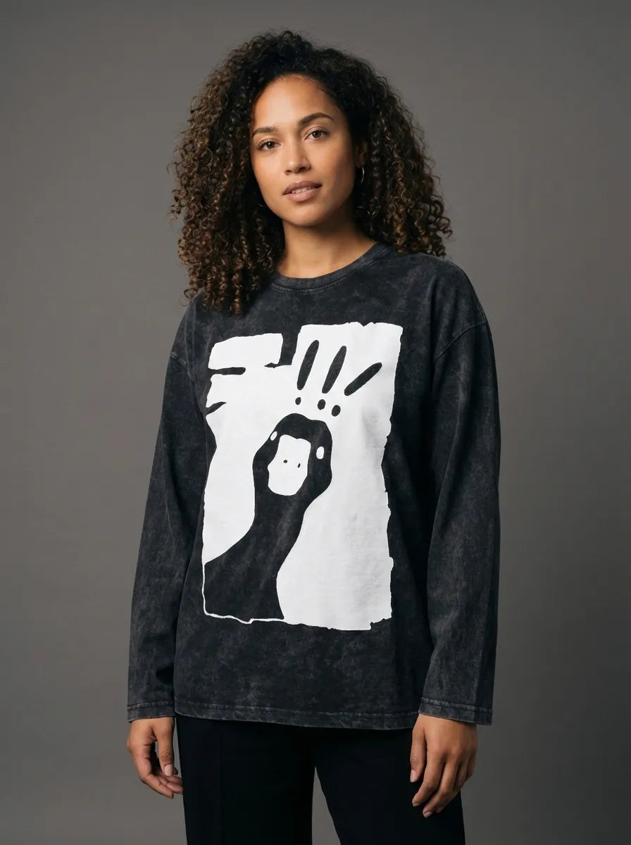 The Statement Long Sleeve - Oversized T-Shirt | My Turtle