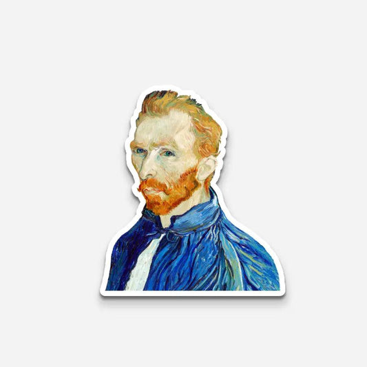 Van Gogh self Portrait 3 Sticker - Sticker | My Turtle