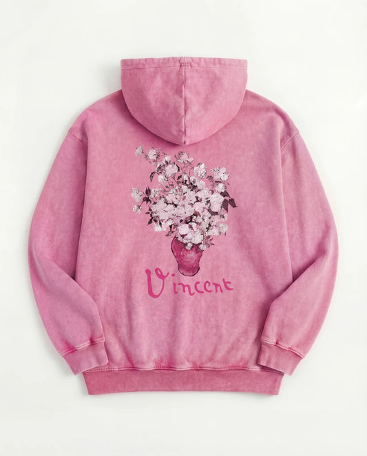 Vincent Pink Rose Hoodie - Hoodie | My Turtle