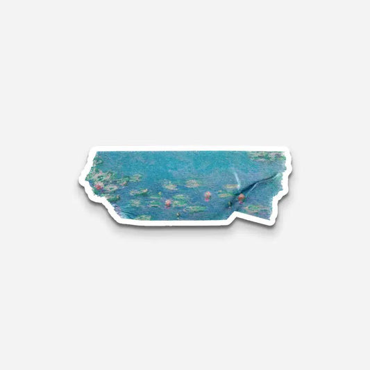 Water Lilies Tape II sticker - Sticker | My Turtle
