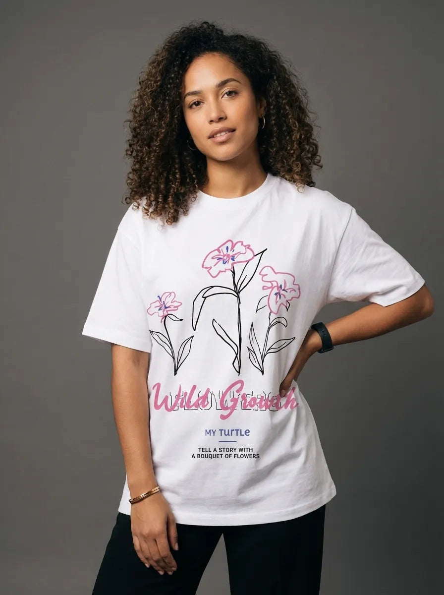 Wild Groth T-Shirt - Oversized T-Shirt | My Turtle