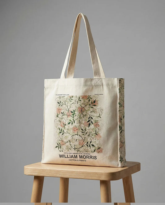 William Morris Famous Jasmine - Tote Bag - Artsy Tote Bag | My Turtle