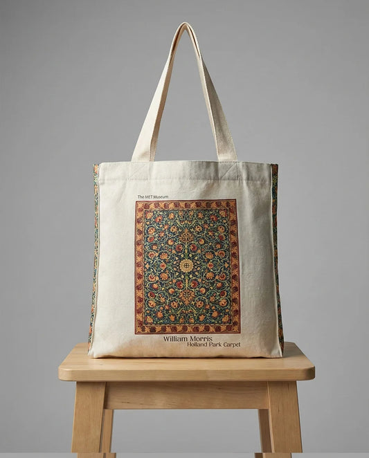 William Morris Holland Park Carpet - Tote Bag - Artsy Tote Bag | My Turtle