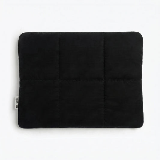 Onyx Black Laptop Puffy Laptop Sleeve