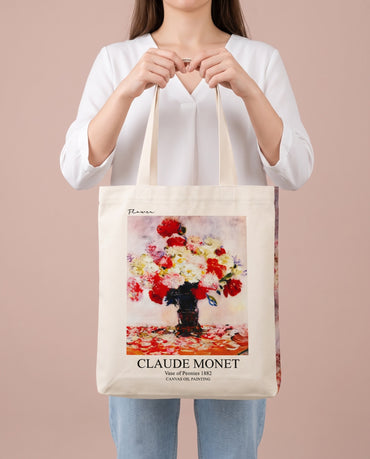 peonies-claude-monet-tote-bag-1 On body