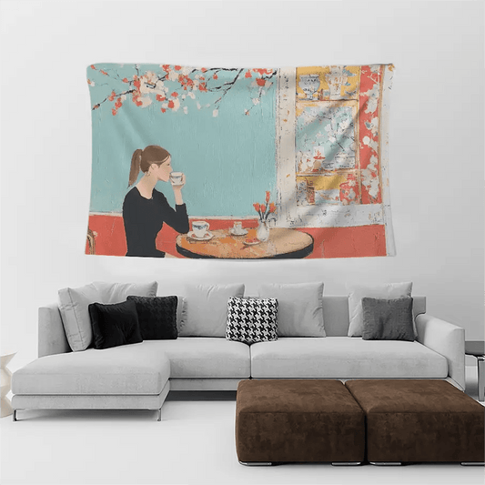 Blossom Café Tapestry