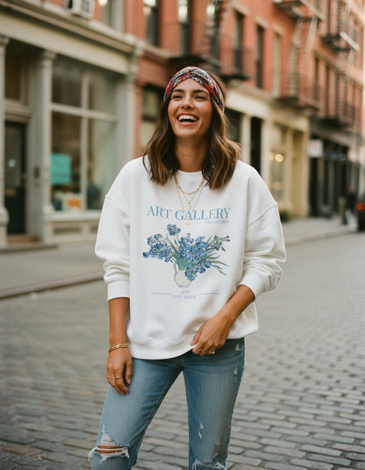 Irises Crewneck - Van Gogh