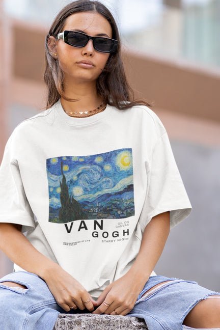Oversized Hoodie - Starry Night T-Shirt