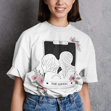The Lovers Tarot Card T-Shirt-My Turtle