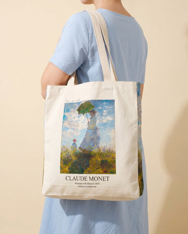 woman-with-parasol-claude-monet-tote-bag-1 On body