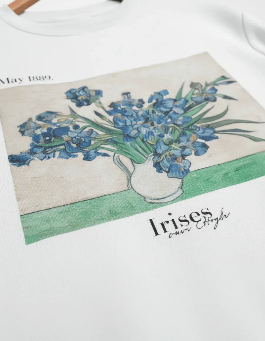 Irises 1889 Crewneck - Van Gogh - Image 5