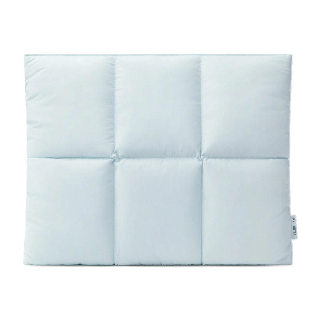 Ice Blue Macbook Puffy Laptop Sleeve