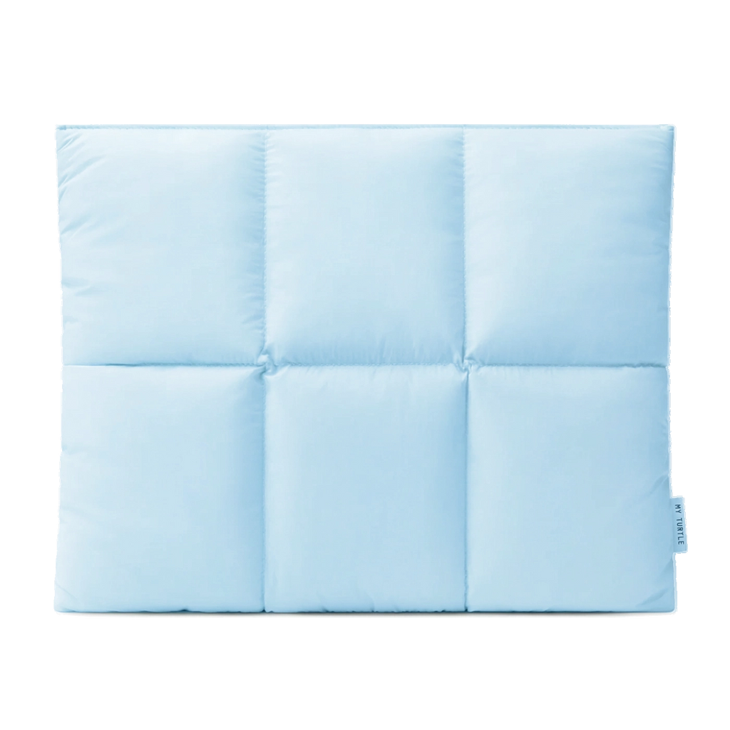 Ice Blue Macbook Puffy Laptop Sleeve