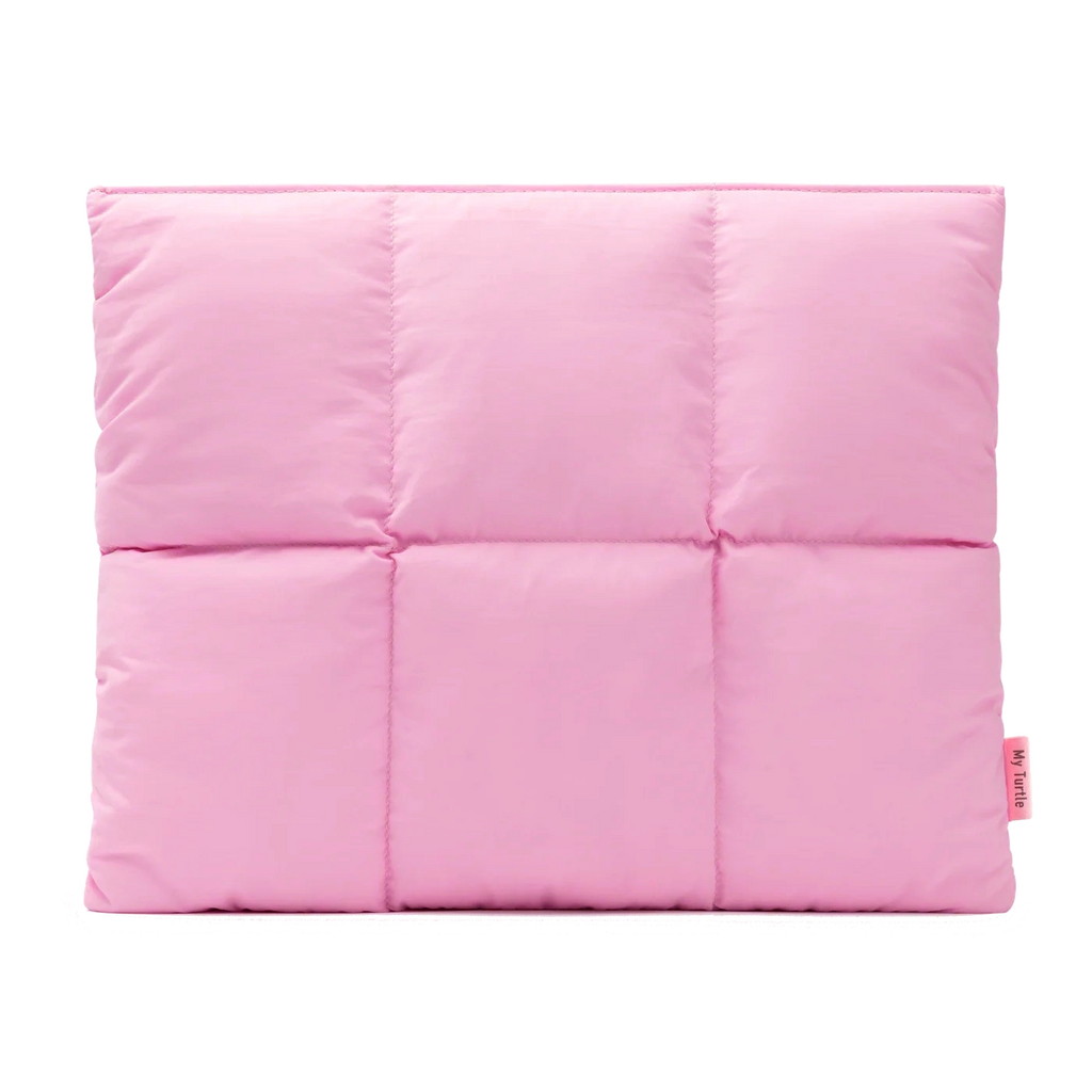Baby Pink Macbook Puffy Laptop Sleeve