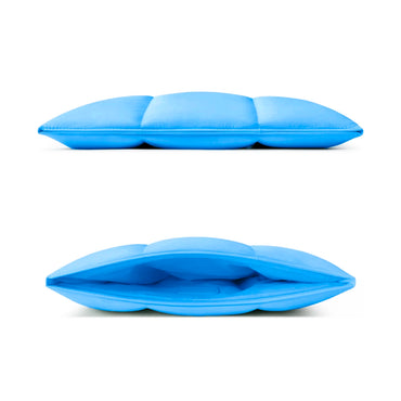 Ice Blue Macbook Puffy Laptop Sleeve