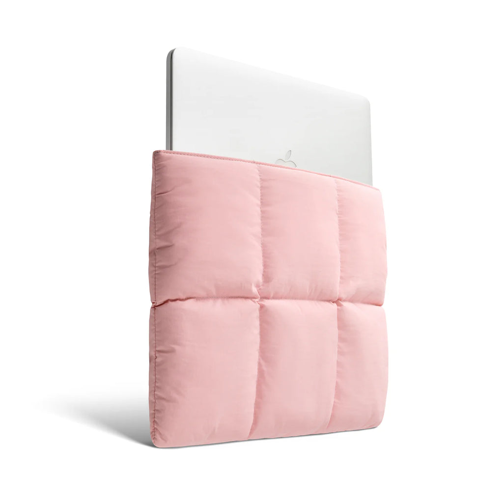 Pink Macbook Puffy Laptop Sleeve