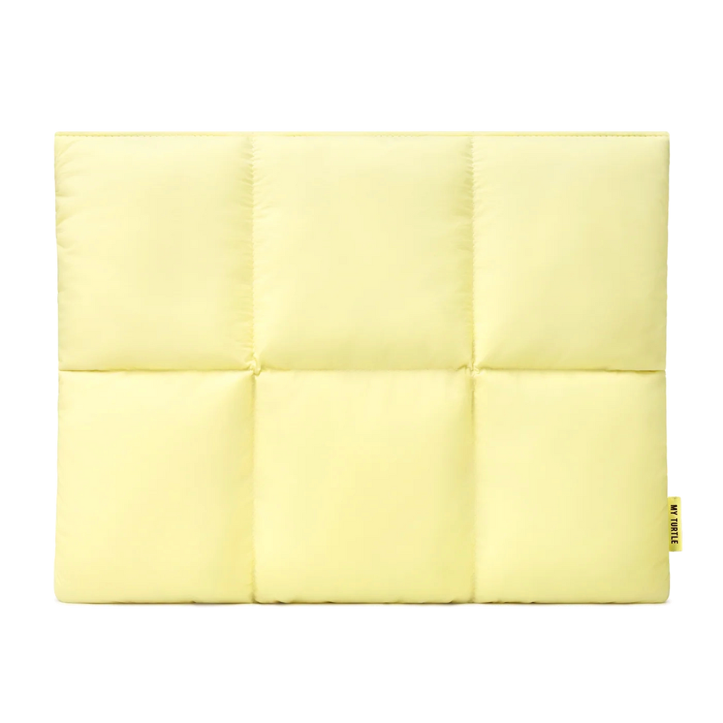 Butter Yellow Macbook Puffy Laptop Sleeve