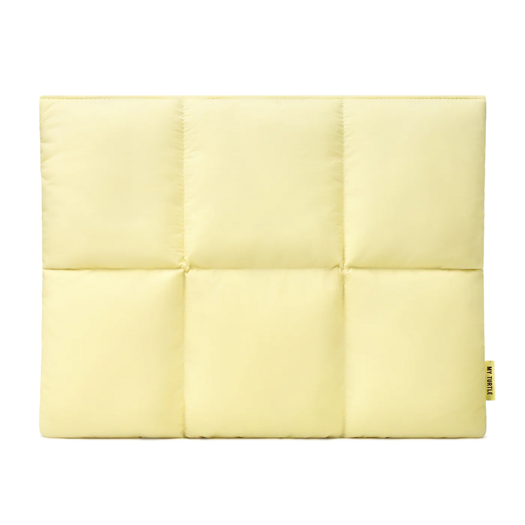 Butter Yellow Macbook Puffy Laptop Sleeve
