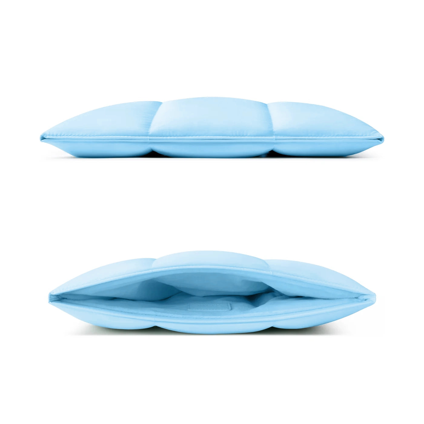 Ice Blue Macbook Puffy Laptop Sleeve