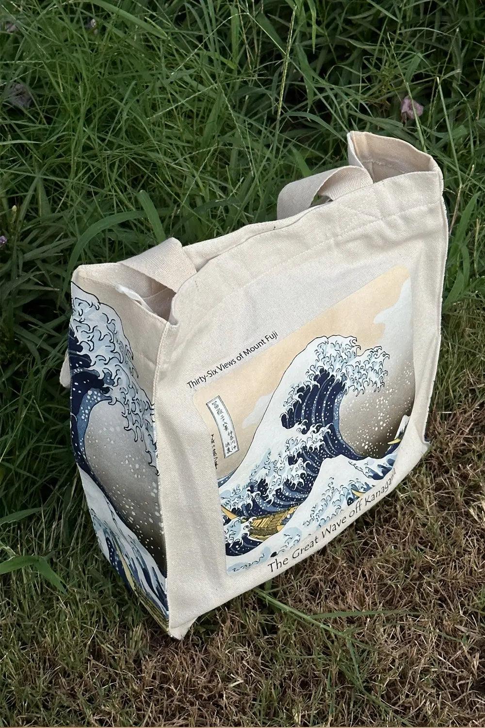 هوكوساي الموجة العظيمة - حقيبة حمل