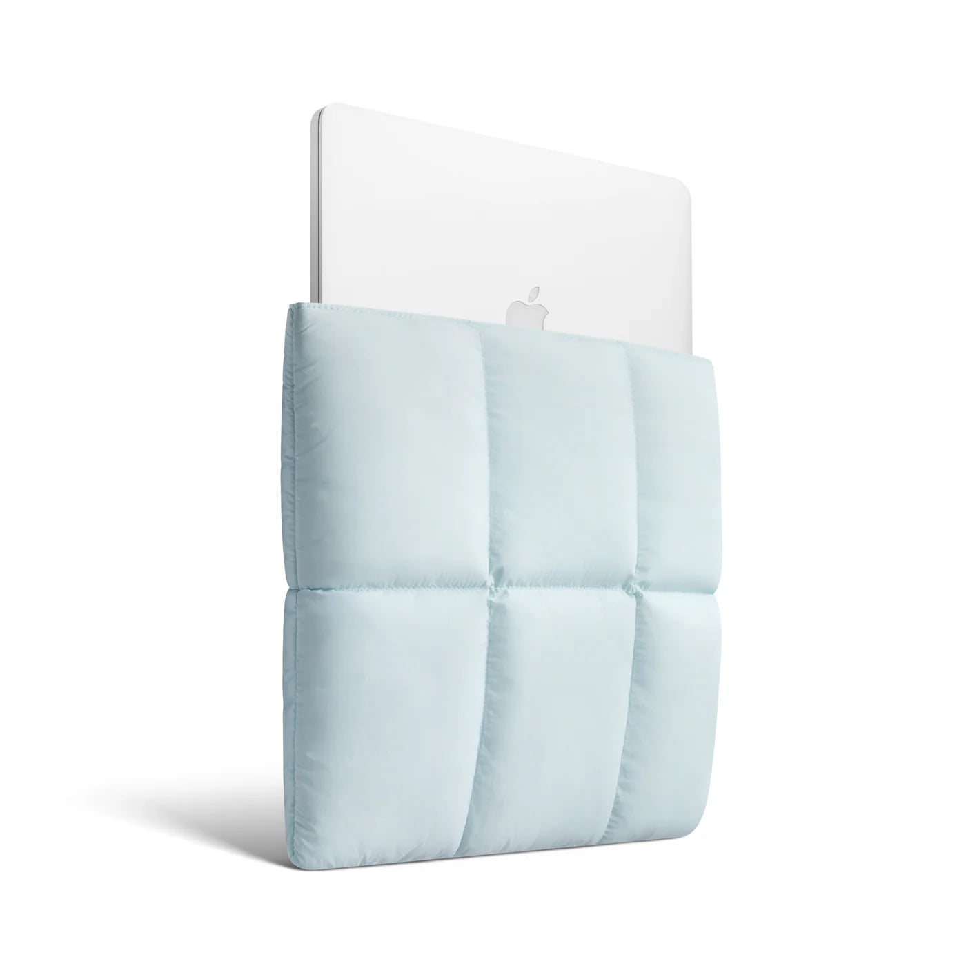 Ice Blue Macbook Puffy Laptop Sleeve