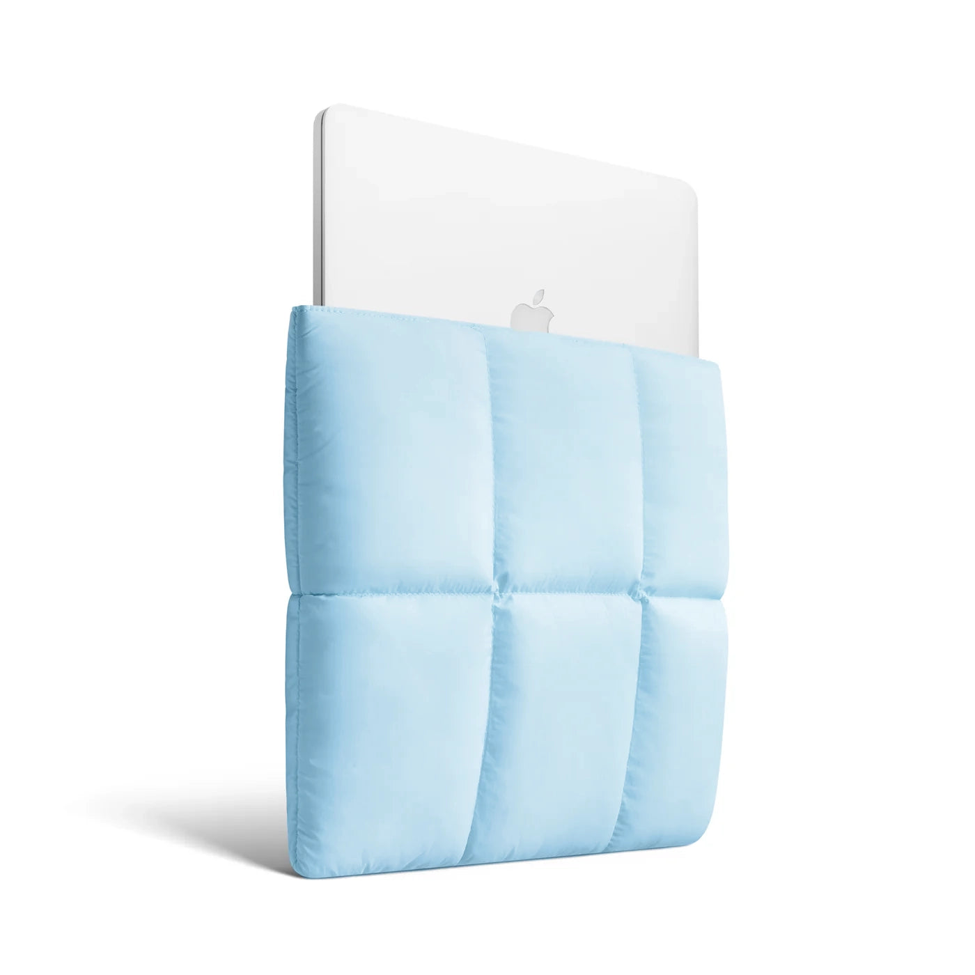 Ice Blue Macbook Puffy Laptop Sleeve