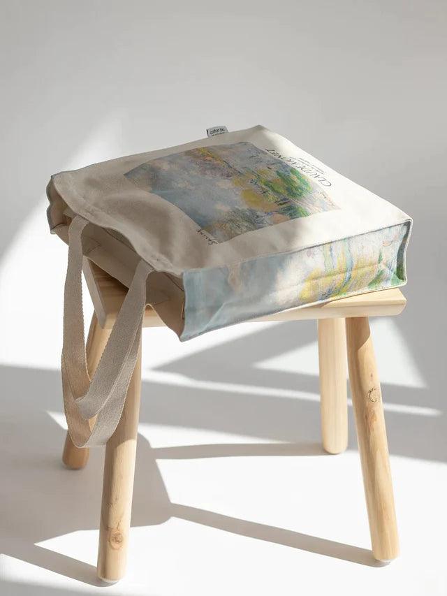 Spring by the Seine Claude Monet - Tote Bag-My Turtle