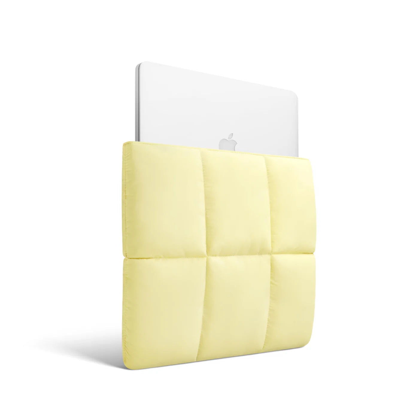 Butter Yellow Macbook Puffy Laptop Sleeve