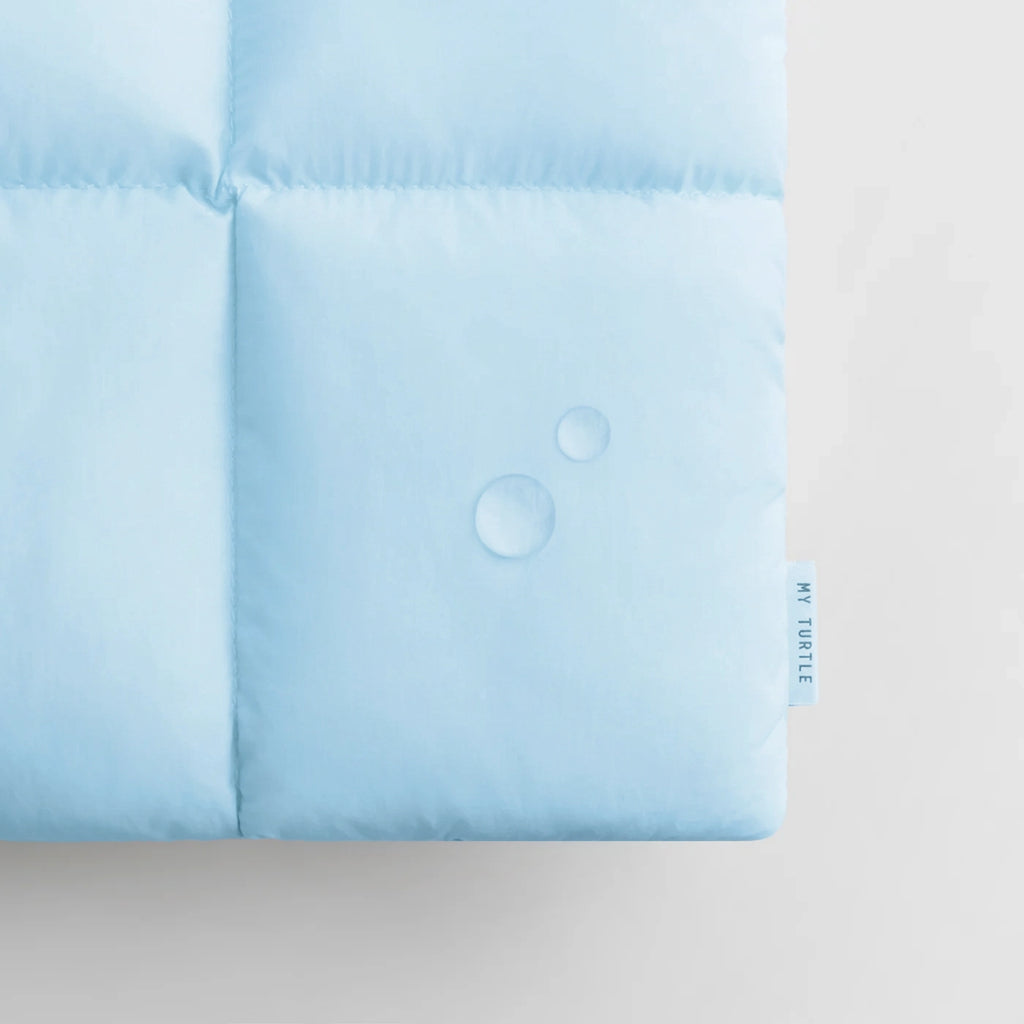 Ice Blue Macbook Puffy Laptop Sleeve