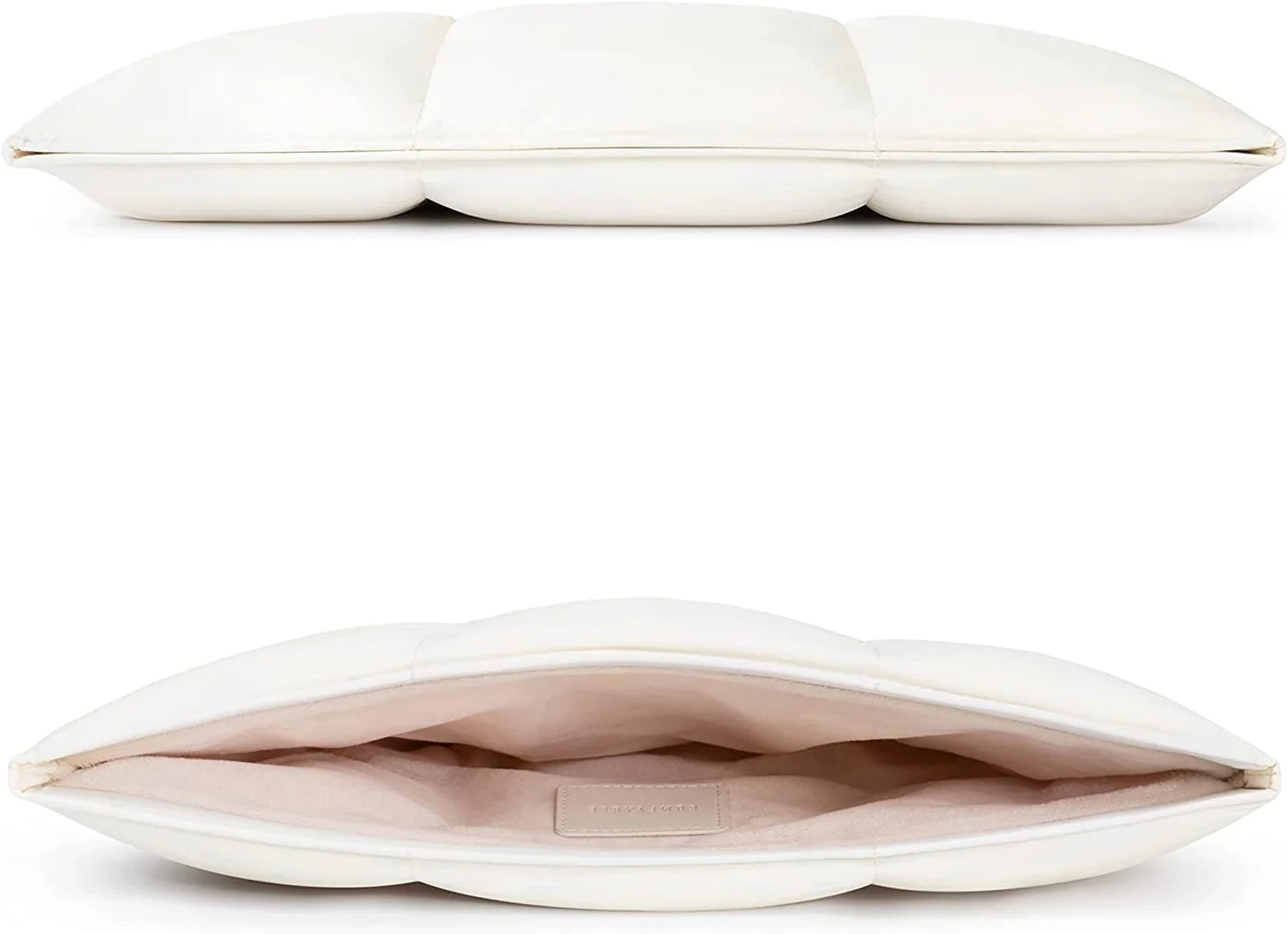 Claude White Macbook Puffy Laptop Sleeve