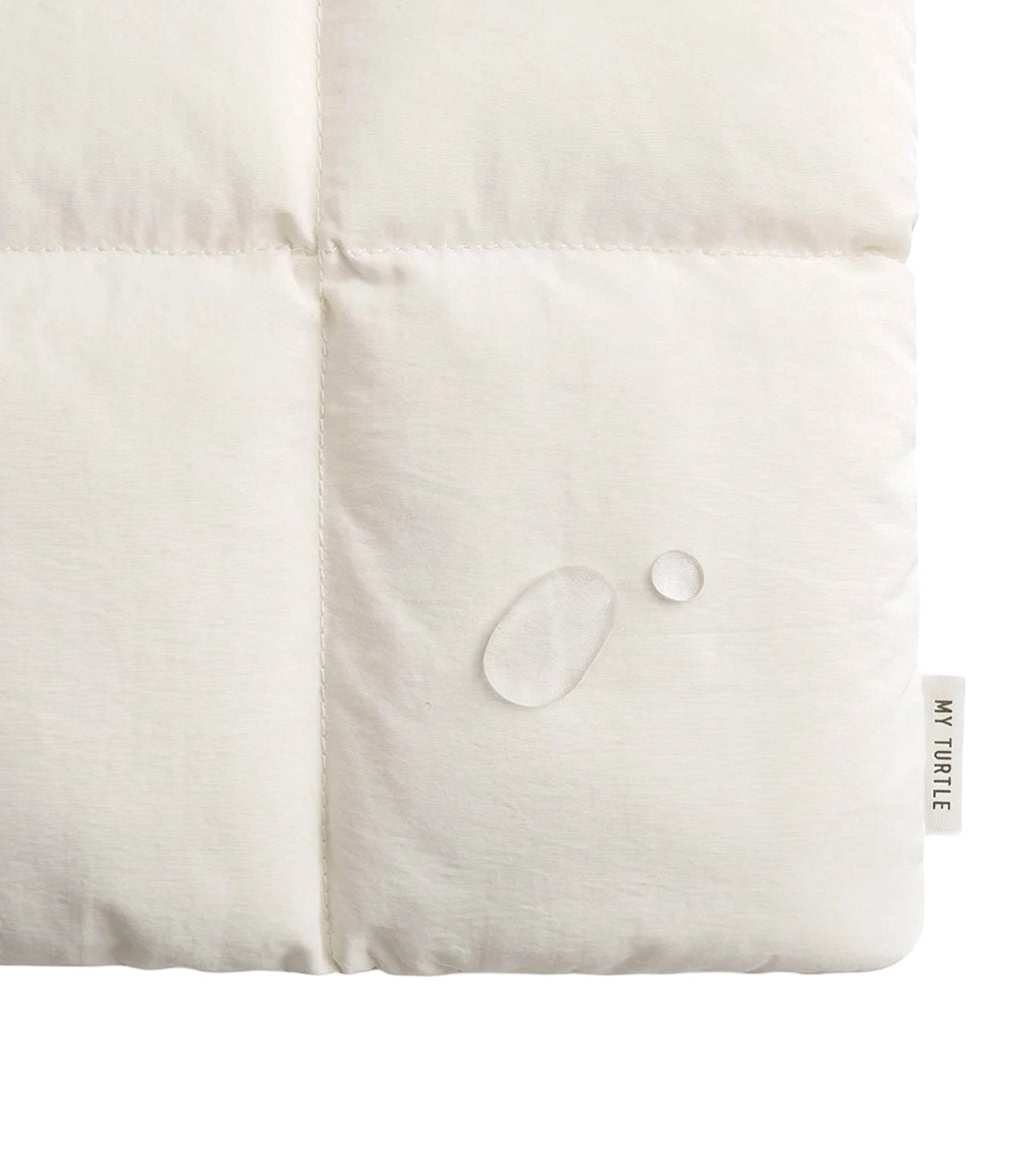 Claude White Macbook Puffy Laptop Sleeve