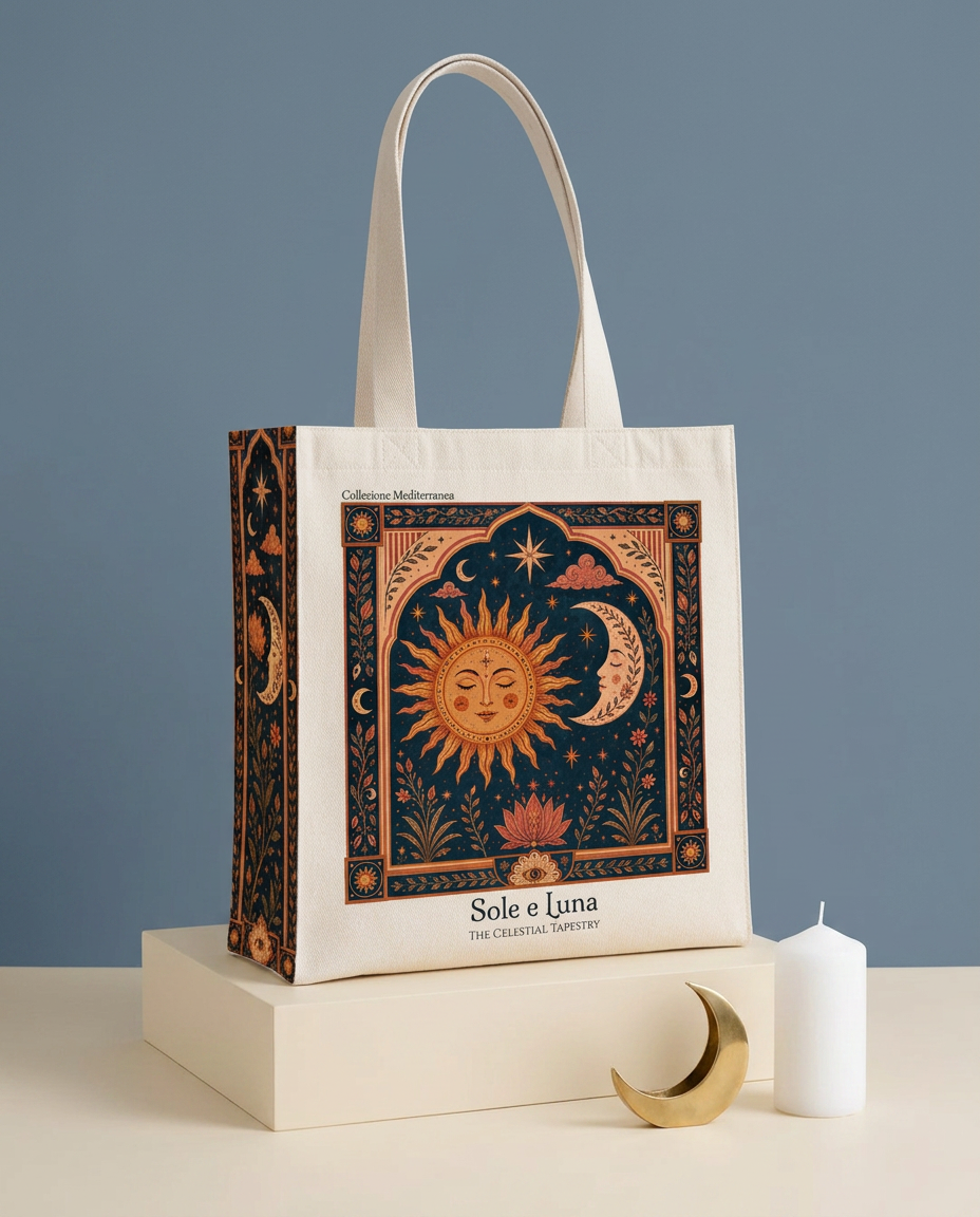 Sole e Luna - Tote Bag - Artsy Tote Bag | My Turtle