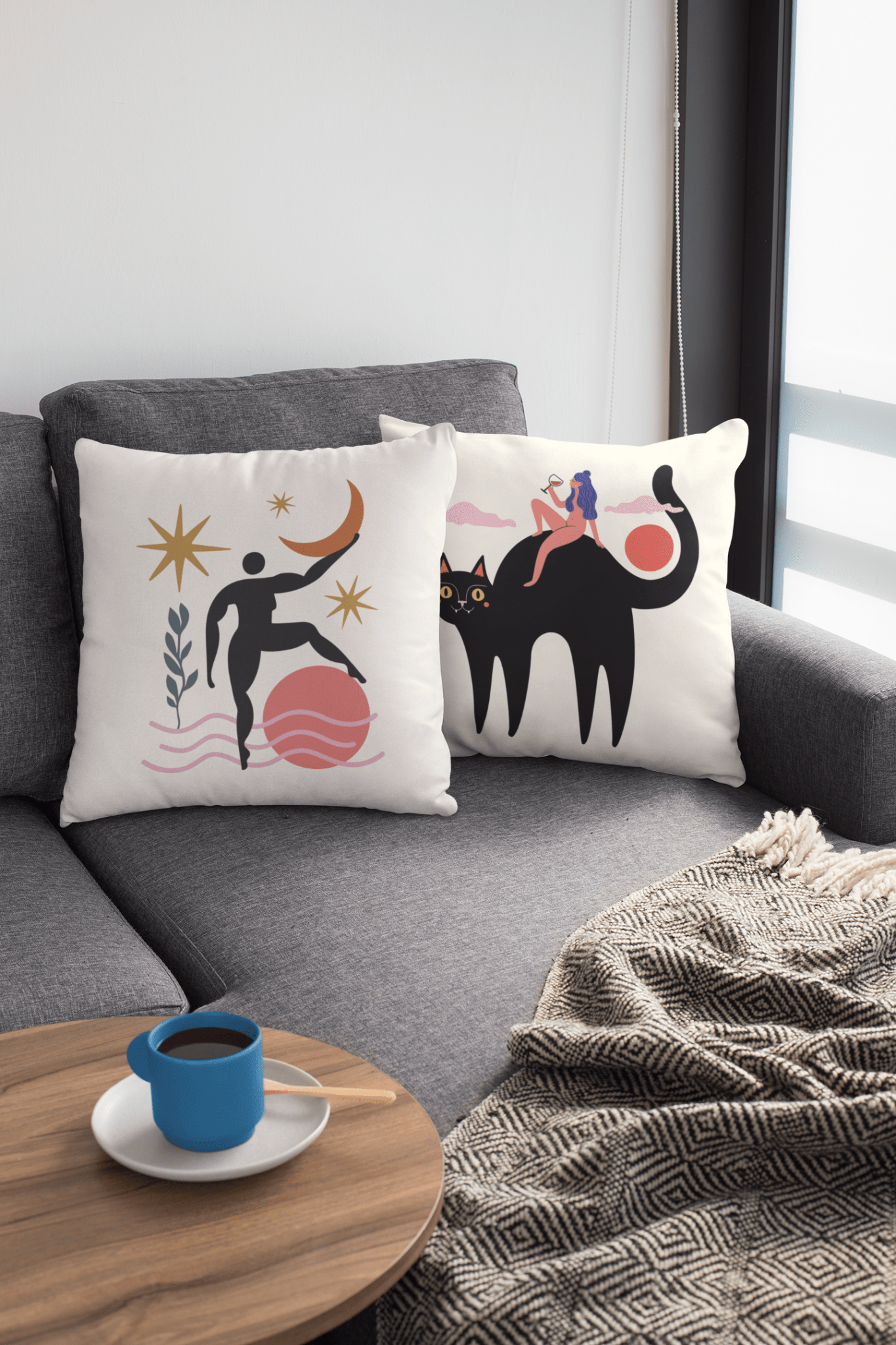 Cushion - Cozy Cat Coronation Cushion