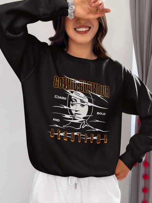 القوطية بريق Crewneck