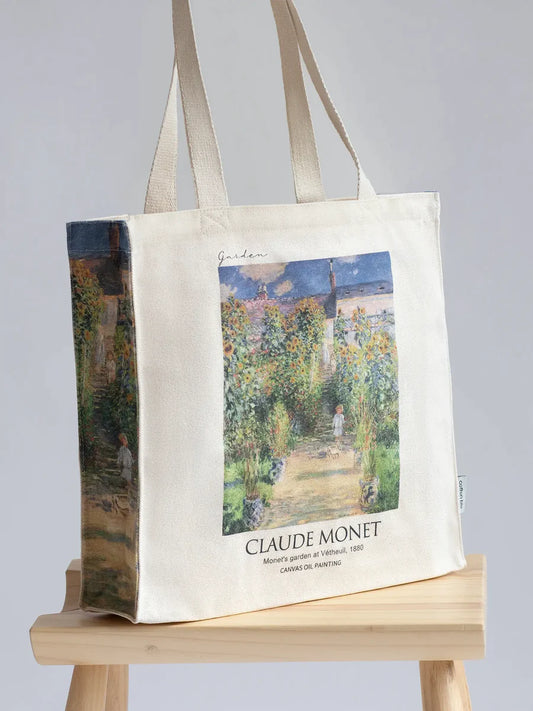 Claude Monet Garden - Tote Bag-My Turtle