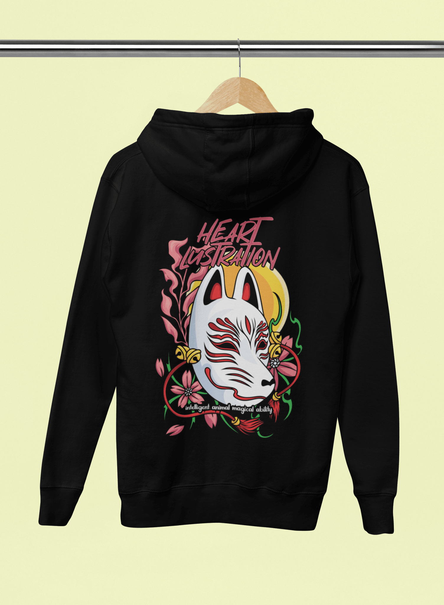 Oversized Hoodie - Heart Lustration Hoodie
