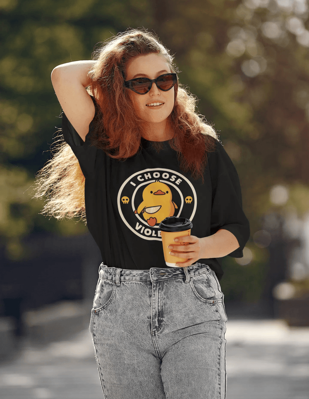 اخترت تي شيرت العنف