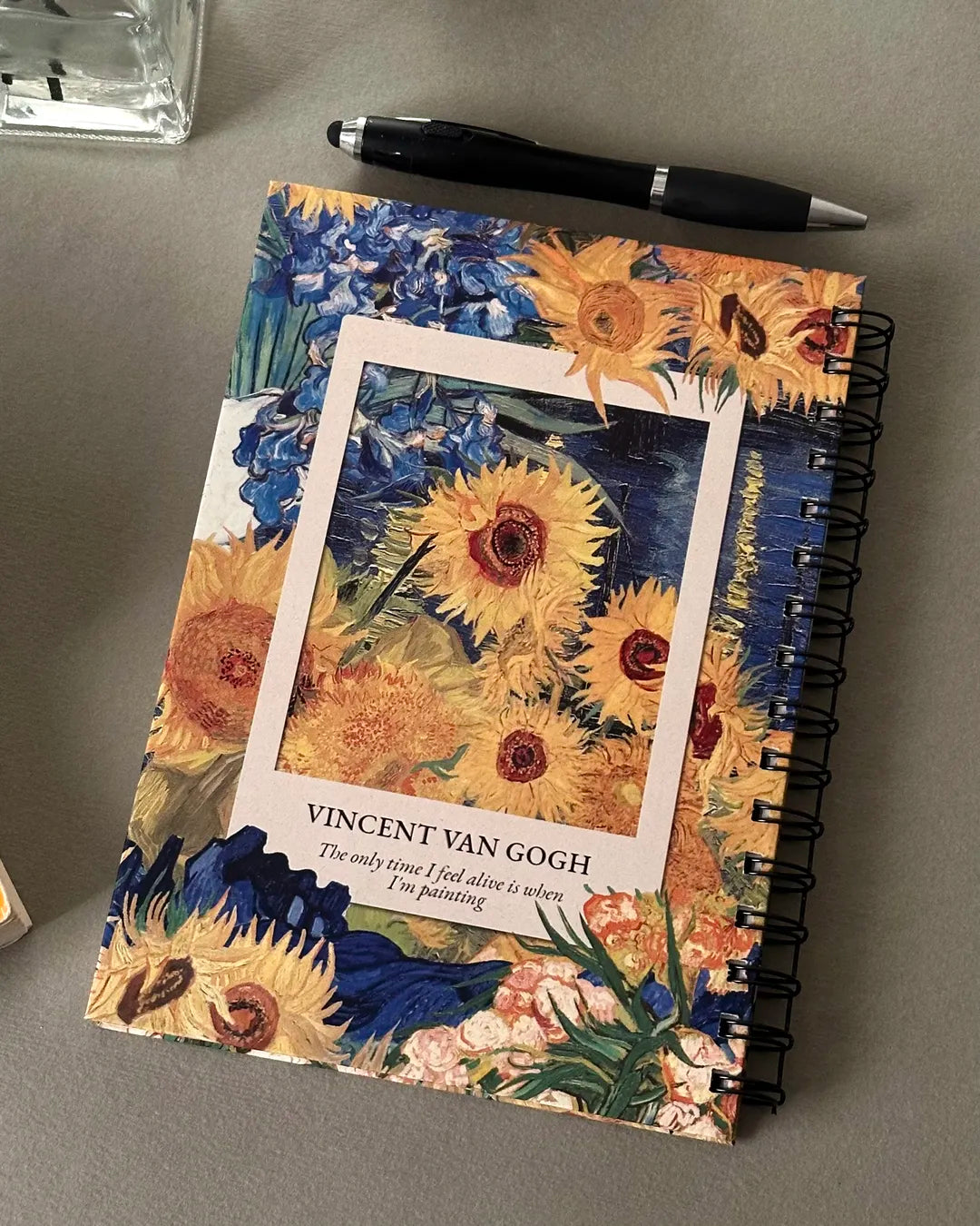 Van Gogh's Sunflower Symphony Notebook