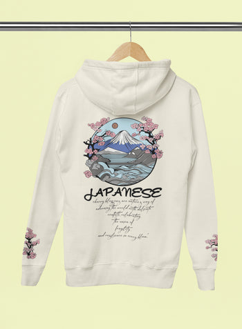 Oversized Hoodie - Japanese Cherry Blossoms Hoodie