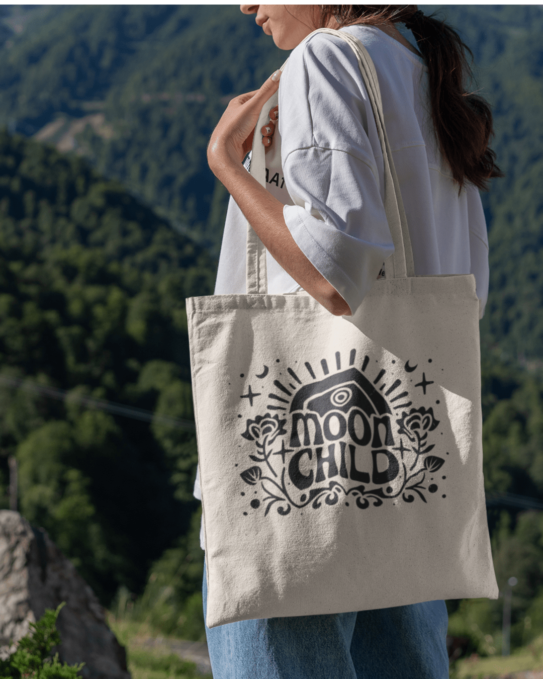 Tote Bag - Moon Child Tote Bag