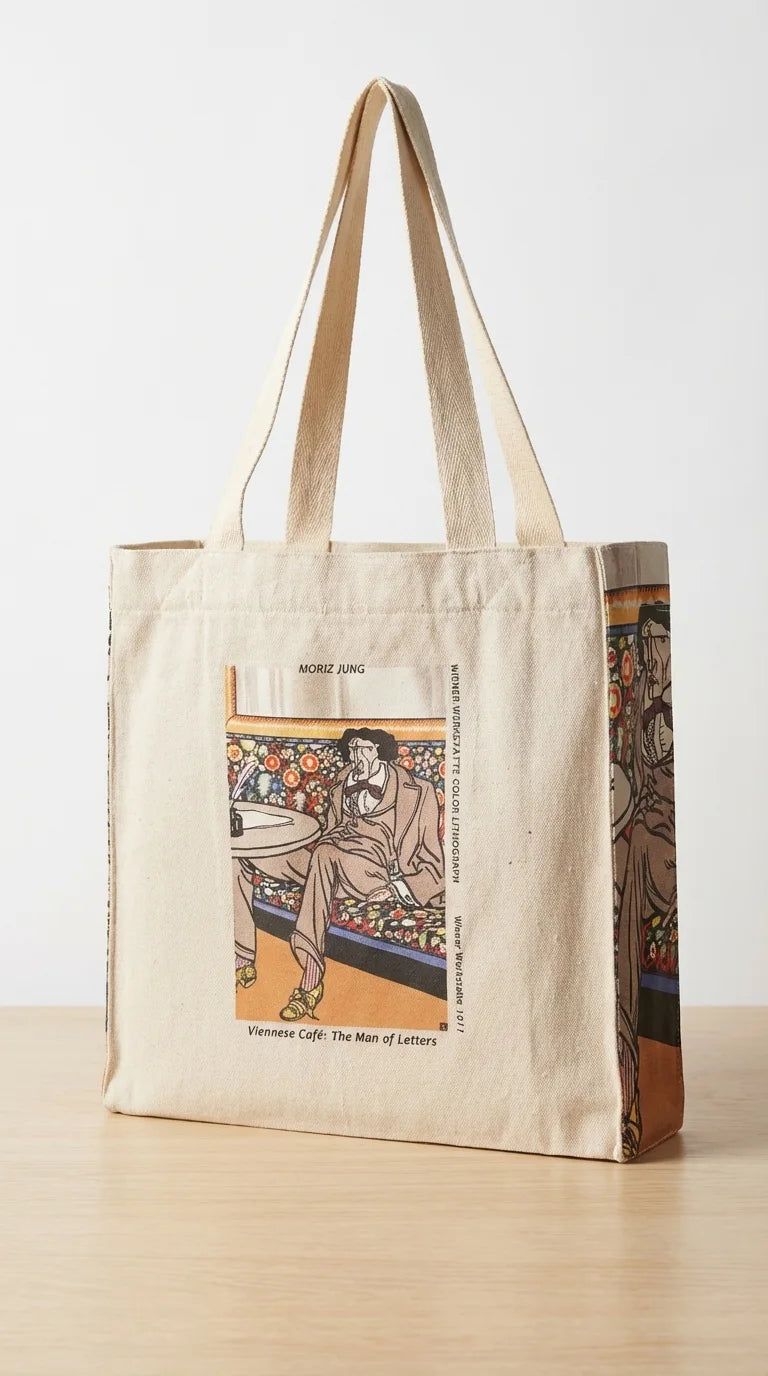 Viennese Café The Man of Letters Tote Bag