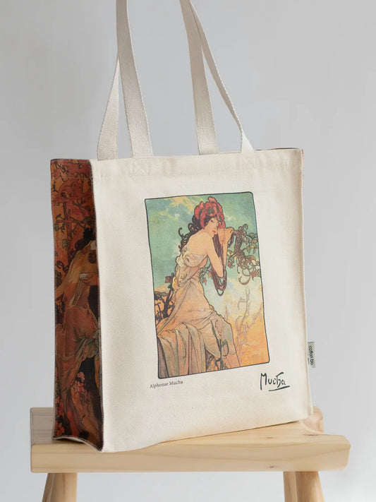 Alphonse Mucha Four SeasonsSummer - Tote Bag